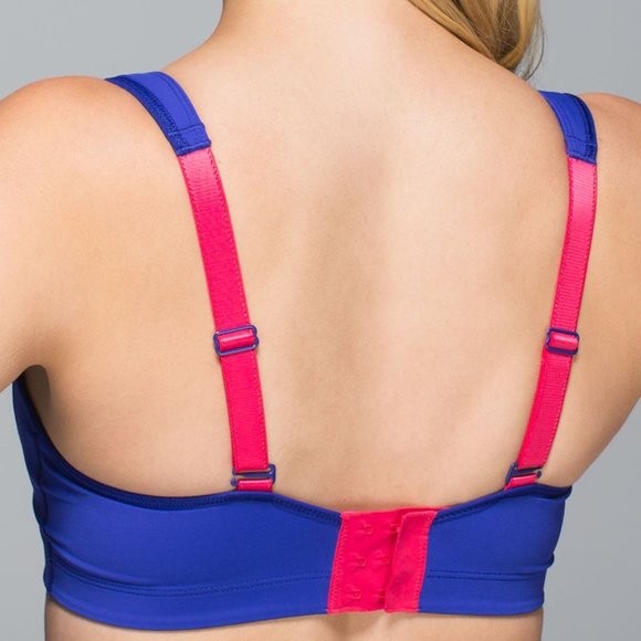 Lululemon Ta Ta Tamer II Size 34D in Pigment Blue and Pink - Picture 5 of 6